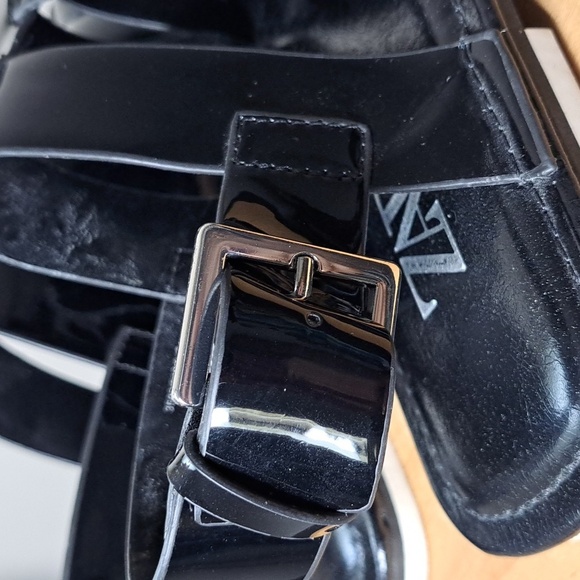 Zara Patent Leather Fisherman Sandals Women's Size 40 - Picture 15 of 15